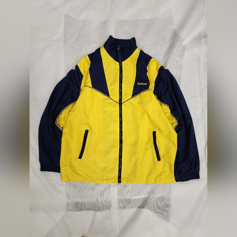 Vintage 1990s Reebok Men's Zip Up Windbreaker